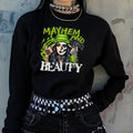 Mayhem Beauty Get F&Cked Black Punk Alt Grunge Goth Skeleton T-Shirts, Hoodie, Sweatshirt - T-Shirt, Sweatshirt, Hoodie