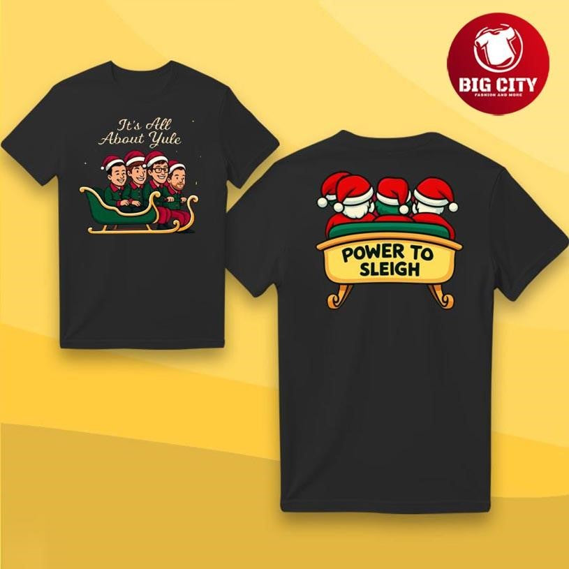 Mcfly Its All About Yule Christmas Two Sided Shirt Unisex T-shirt, Sweatshirt, Hoodie, Long Sleeve Tee - T-Shirt, Sweatshirt, Hoodie