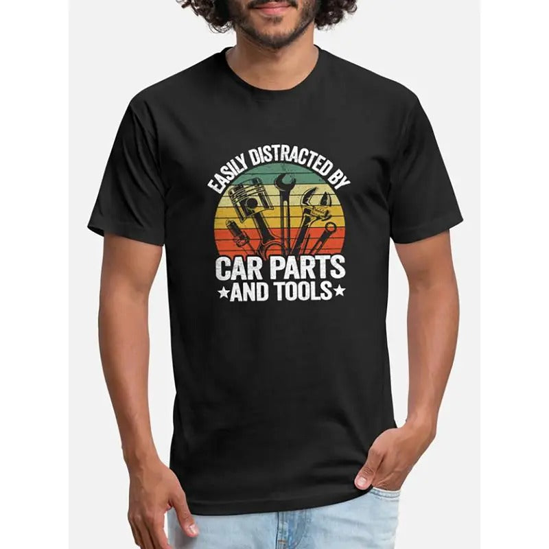 Mechanic'S Humor Funny Car Parts Tools Short Sleeve Black Made USA T-Shirts, Hoodie, Sweatshirt - T-Shirt, Sweatshirt, Hoodie
