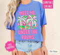 Meet Me Under Palms Shirt Comfort Colors Beach Floral Swimsuit Cover T-Shirts, Hoodie, Sweatshirt - T-Shirt, Sweatshirt, Hoodie