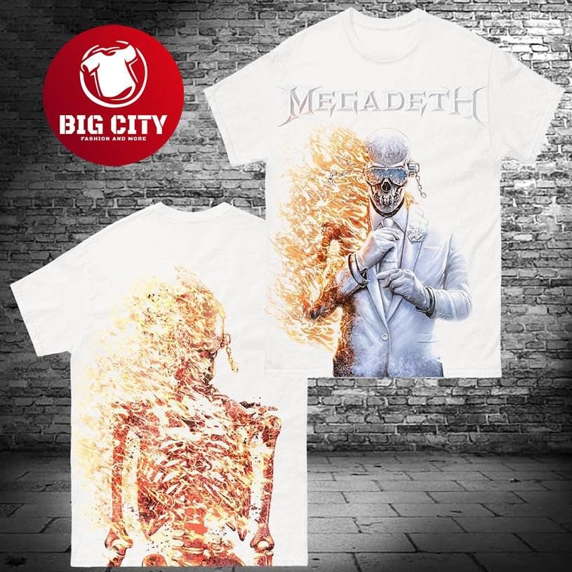 Megadeth Flame Vic Jumbo Merchandise Two Sided Shirt Unisex T-shirt, Sweatshirt, Hoodie, Long Sleeve Tee - T-Shirt, Sweatshirt, Hoodie