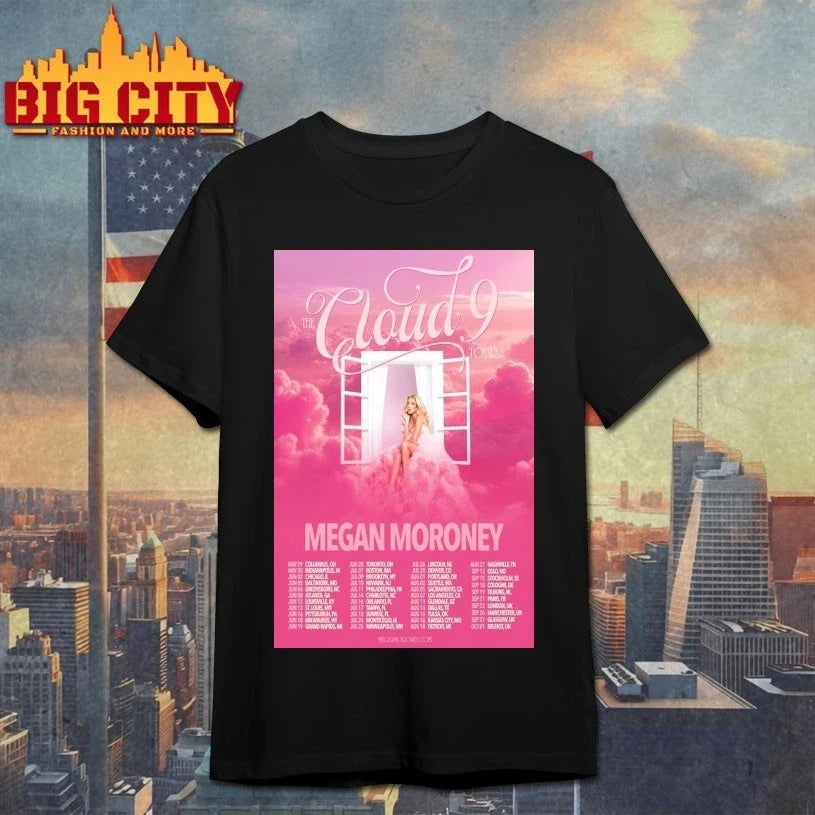 Megan Moroney Cloud 9 Tour Poster shirt Unisex T-shirt, Sweatshirt, Hoodie, Long Sleeve Tee - T-Shirt, Sweatshirt, Hoodie
