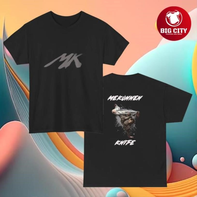 Mekonnen Knife Unisex Cotton Mk Two Sided Shirt Unisex T-shirt, Sweatshirt, Hoodie, Long Sleeve Tee - T-Shirt, Sweatshirt, Hoodie