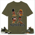 Melanin Boy Shirt Match Sneaker Classic Cotton Green Color T-Shirts, Hoodie, Sweatshirt - T-Shirt, Sweatshirt, Hoodie