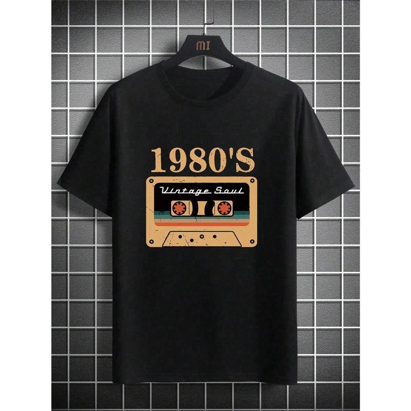 2024 Year Summer Casual Letter Tape Print Round Neck Short Sleeve Made USA T-Shirts, Hoodie, Sweatshirt - T-Shirt, Sweatshirt, Hoodie