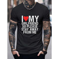 I Love My Girlfriend Slogan Printed Made USA I Love Gf Shirt T-Shirts, Hoodie, Sweatshirt - T-Shirt, Sweatshirt, Hoodie