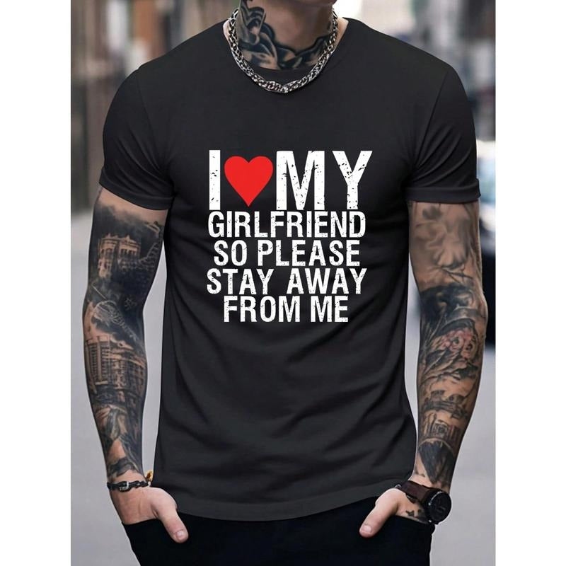 I Love My Girlfriend Slogan Printed Made USA I Love Gf Shirt T-Shirts, Hoodie, Sweatshirt - T-Shirt, Sweatshirt, Hoodie