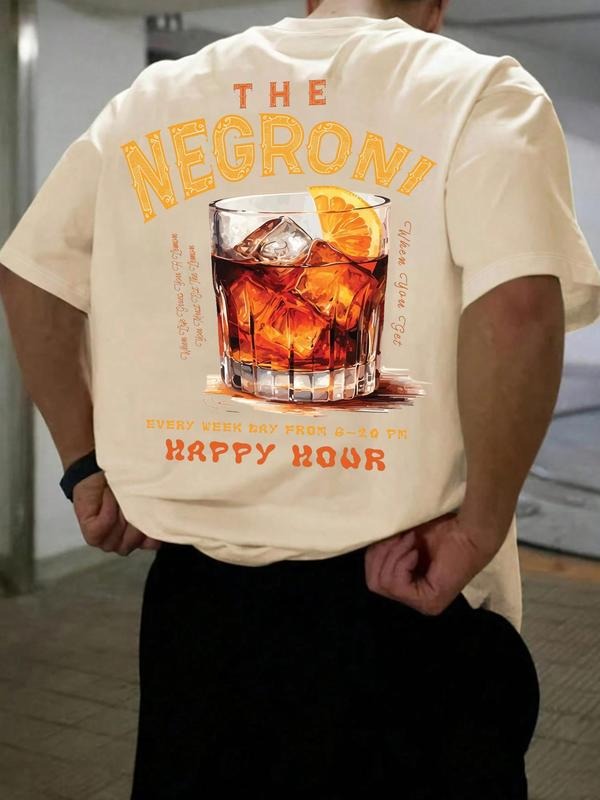 Cartoon Print Round Neck Regular Fit Casual Short Sleeve Summer Top Daily Tropicalstyle{N002}2 T-Shirts, Hoodie, Sweatshirt - T-Shirt, Sweatshirt, Hoodie