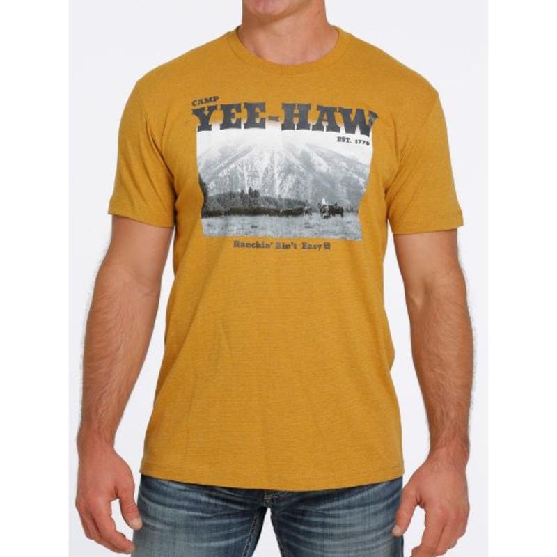 Cinch Gold Ranchin' Ain'T Easy Western Cowboy Workwear T-Shirts, Hoodie, Sweatshirt - T-Shirt, Sweatshirt, Hoodie
