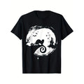 Cotton Crew Neck Creepy Ferret & Moon Silhouette Casual Short Sleeve Breathable & Soft Casual Made USA T-Shirts, Hoodie, Sweatshirt - T-Shirt, Sweatshirt, Hoodie