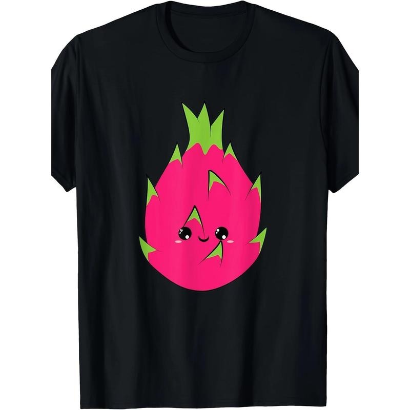 Cute Dragon Fruit 100% Cotton Soft & Breathable Short Sleeve Casual Shirt All Seasons Made USA T-Shirts, Hoodie, Sweatshirt - T-Shirt, Sweatshirt, Hoodie