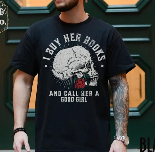 Dark Romance I Buy Her Books Call Her Good Girl Book Lover Husband Villain Lover Shirt Smut Reader Bookish T-Shirts, Hoodie, Sweatshirt - T-Shirt, Sweatshirt, Hoodie
