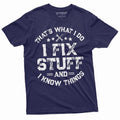 Funny I Fix Stuff Dad Husband Grandpa Mechanic Engineer Garage Shirt T-Shirts, Hoodie, Sweatshirt - T-Shirt, Sweatshirt, Hoodie