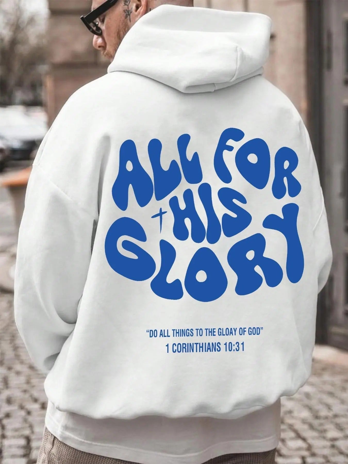 Letter & Figure Print Drop Shoulder Casual Regular Fit Drawstring Pocket Hooded Daily Outdoor Clothes Fall & Winter T-Shirts, Hoodie, Sweatshirt - T-Shirt, Sweatshirt, Hoodie