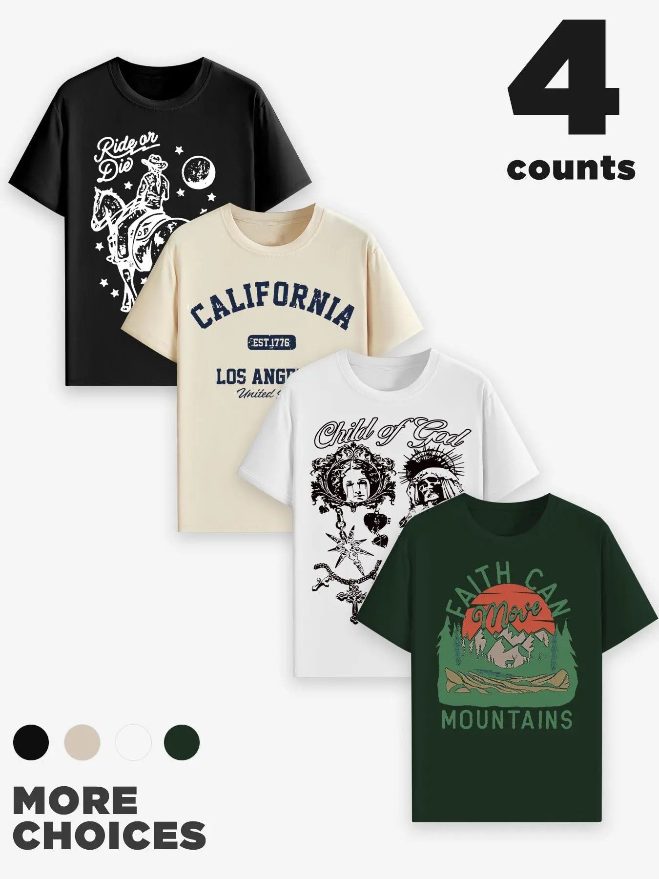Letter Print Round Neck Regular Fit Casual Comfy Breathable Crew Neck Short Sleeve Daily All Match Top All Seasons T-Shirts, Hoodie, Sweatshirt - T-Shirt, Sweatshirt, Hoodie