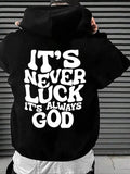 Letter Print Pocket Drawstring Regular Fit Casual Drop Shoulder Long Sleeve Hooded Fall & Winter Clothesstyle{N002}2 T-Shirts, Hoodie, Sweatshirt - T-Shirt, Sweatshirt, Hoodie
