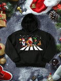 Regular Fit Festival Themed Pocket Casual Comfy Long Sleeve Hooded Fall & Winter Clothes Daily T-Shirts, Hoodie, Sweatshirt - T-Shirt, Sweatshirt, Hoodie