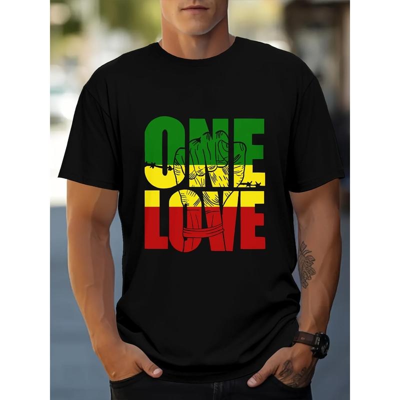 One Love Short Sleeve Crew Neck Summer Outdoor Activities Casual Comfortable Made USA T-Shirts, Hoodie, Sweatshirt - T-Shirt, Sweatshirt, Hoodie