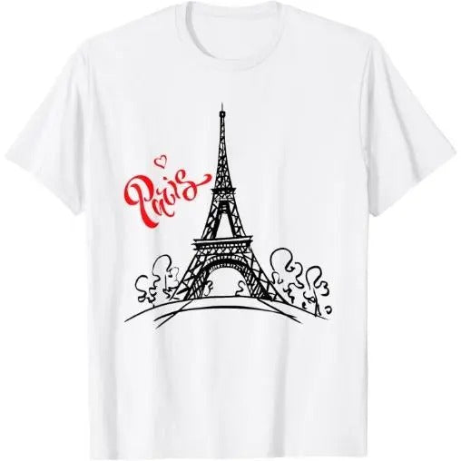 Paris France Eiffel Tower Made USA T-Shirts, Hoodie, Sweatshirt - T-Shirt, Sweatshirt, Hoodie