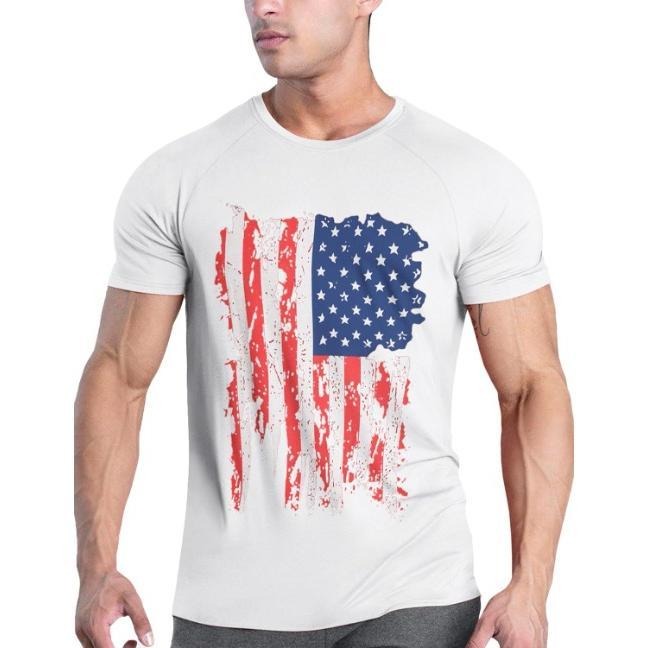 Workout Short Sleeve Gym Bodybuilding Muscle Shirts Base Layer Fitness Tops Made USA T-Shirts, Hoodie, Sweatshirt - T-Shirt, Sweatshirt, Hoodie