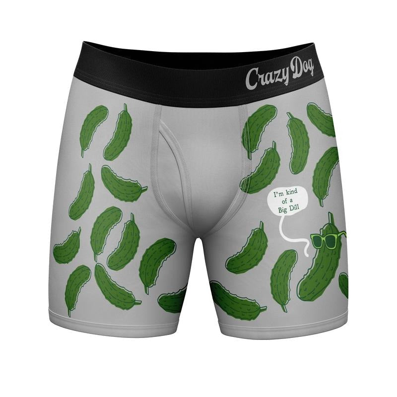 Big Dill Boxer Briefs Funny Saying Pickle Quote Novelty Joke Underwear Guys Funny Boxers Dad Joke Funny Sarcastic Novelty Boxer Briefs Grey T-Shirts, Hoodie, Sweatshirt - T-Shirt, Sweatshirt, Hoodie