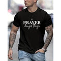 Prayer Print Short Sleeve Lightweight & Breathable Crew Neck Perfect Casual Summer Outdoors Made USA T-Shirts, Hoodie, Sweatshirt - T-Shirt, Sweatshirt, Hoodie
