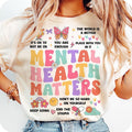 Mental Health T Shirt Mental Health Matter T Shirt Mental Health Shirt T Shirt Autism Month T Shirt Comfort Colors T-Shirts, Hoodie, Sweatshirt - T-Shirt, Sweatshirt, Hoodie