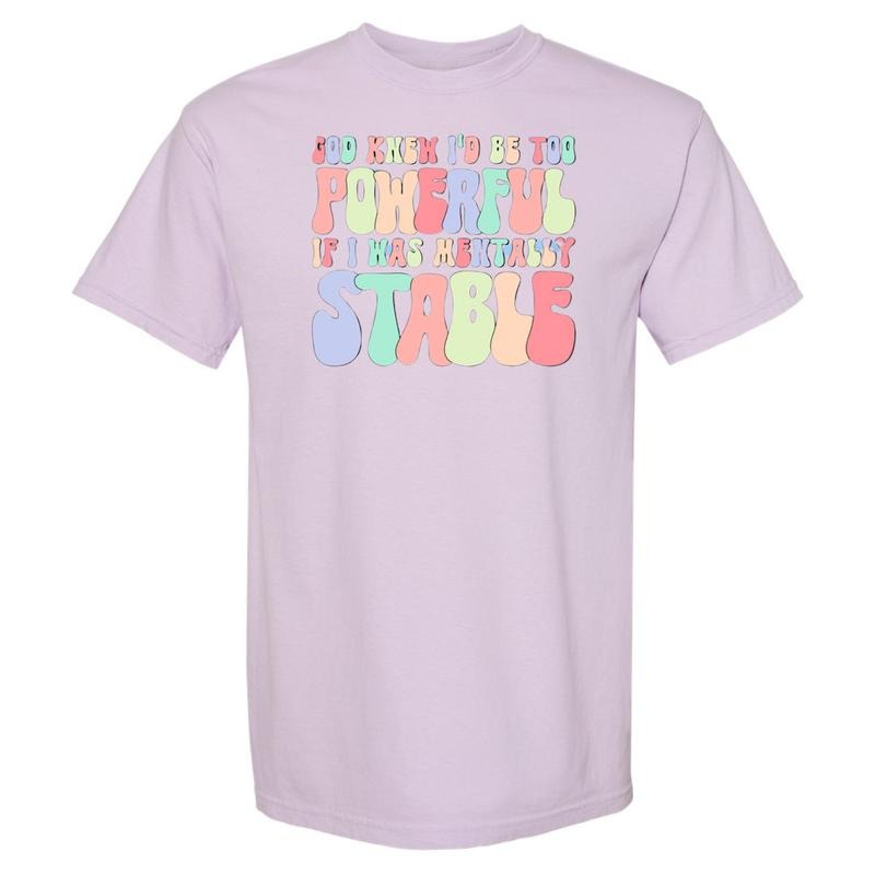 Mentally Stable Comfort Colors T-Shirts, Hoodie, Sweatshirt - T-Shirt, Sweatshirt, Hoodie