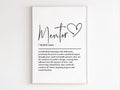Mentor Definition Wall Art Teacher Thank You Mentor Coach Difference Maker Poster Prints No Frame Mentor Art Prints Wall Art Home Decor Large Wall Art Artwork Landscape Ornaments Photo T-Shirts, Hoodie, Sweatshirt - T-Shirt, Sweatshirt, Hoodie