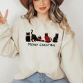 Meowy Black Cat Kitten Cat Lover Cat Mom Cotton Casual T-Shirts, Hoodie, Sweatshirt - T-Shirt, Sweatshirt, Hoodie