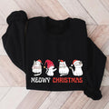 Meowy Cat Lover New Year Party Cats Mom Car Owner Long Sleeve T-Shirts, Hoodie, Sweatshirt - T-Shirt, Sweatshirt, Hoodie