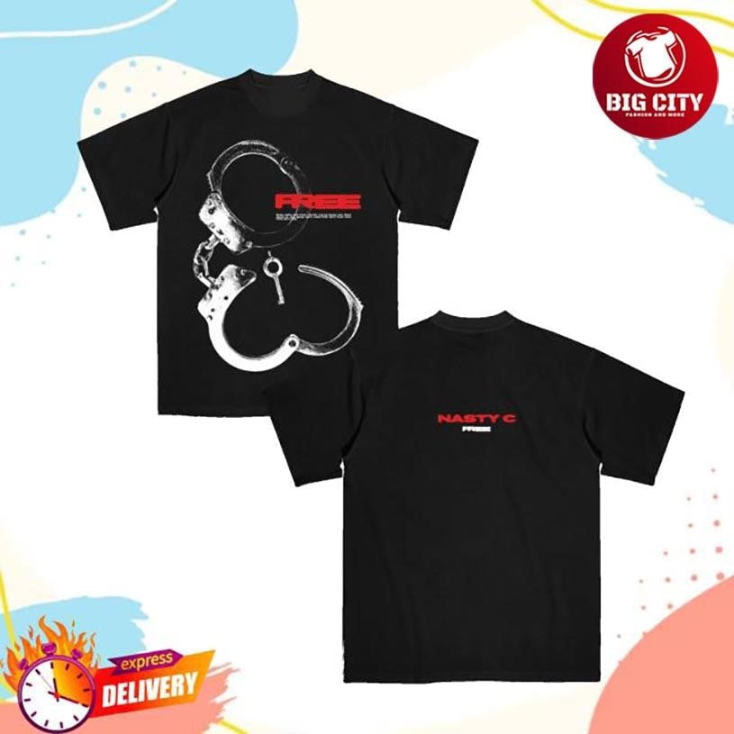 Mercha Free Handcuff Ovrszd Two Sided Shirt Unisex T-shirt, Sweatshirt, Hoodie, Long Sleeve Tee - T-Shirt, Sweatshirt, Hoodie