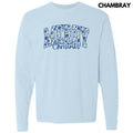 Merry Blue Floral Long Sleeve Comfort Colors 'NLB' T-Shirts, Hoodie, Sweatshirt - T-Shirt, Sweatshirt, Hoodie