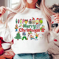 Merry Children'S Books Shirt Teacher Xmas Children Book Xmas Shirt Mo Willems Teacher Shirt Pete Cat Shirt T-Shirts, Hoodie, Sweatshirt - T-Shirt, Sweatshirt, Hoodie