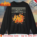 Merry Christmas Kitty Cat Light Ugly christmas shirt Unisex T-shirt, Sweatshirt, Hoodie, Long Sleeve Tee - T-Shirt, Sweatshirt, Hoodie