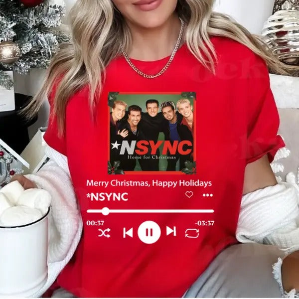Merry NSYNC Band Happy Holidays Shirt T-Shirts, Hoodie, Sweatshirt - T-Shirt, Sweatshirt, Hoodie