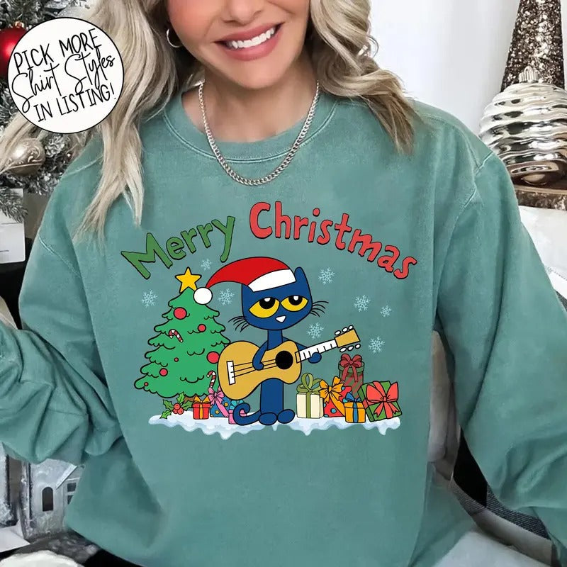 Merry Pete Cat Shirt Groovy Cat Shirt Cool Cat Shirt Teacher Shirt Cat Lover Shirt T-Shirts, Hoodie, Sweatshirt - T-Shirt, Sweatshirt, Hoodie