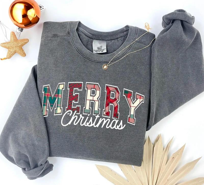 Merry Plaid Retro Christmsa Shirt Pink Matching Family Merry Retro Party Shirt Vintage Plaid T-Shirts, Hoodie, Sweatshirt - T-Shirt, Sweatshirt, Hoodie