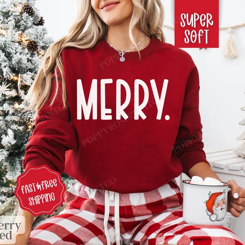 Merry Crewneckstyle{N002}2 T-Shirts, Hoodie, Sweatshirt - T-Shirt, Sweatshirt, Hoodie