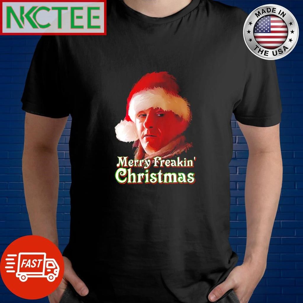 Merry Freakin’ Christmas hat shirt Unisex T-shirt, Sweatshirt, Hoodie, Long Sleeve Tee - T-Shirt, Sweatshirt, Hoodie