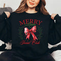 Merry Mama Social Club Shirt Vintage Coquette Bow Mama Season Cute T-Shirts, Hoodie, Sweatshirt - T-Shirt, Sweatshirt, Hoodie