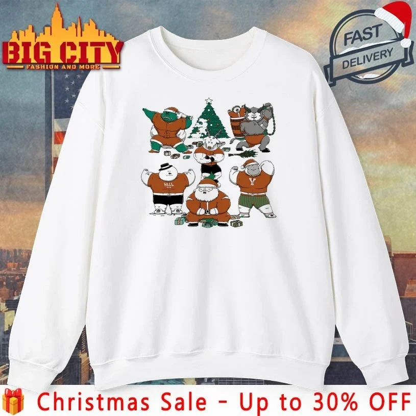 Merry Muscular Christmas shirt Unisex T-shirt, Sweatshirt, Hoodie, Long Sleeve Tee - T-Shirt, Sweatshirt, Hoodie