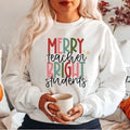 Merry Teacher Bright Students Back School Shirt Merry New Teacher Shirt Her Him T-Shirts, Hoodie, Sweatshirt - T-Shirt, Sweatshirt, Hoodie