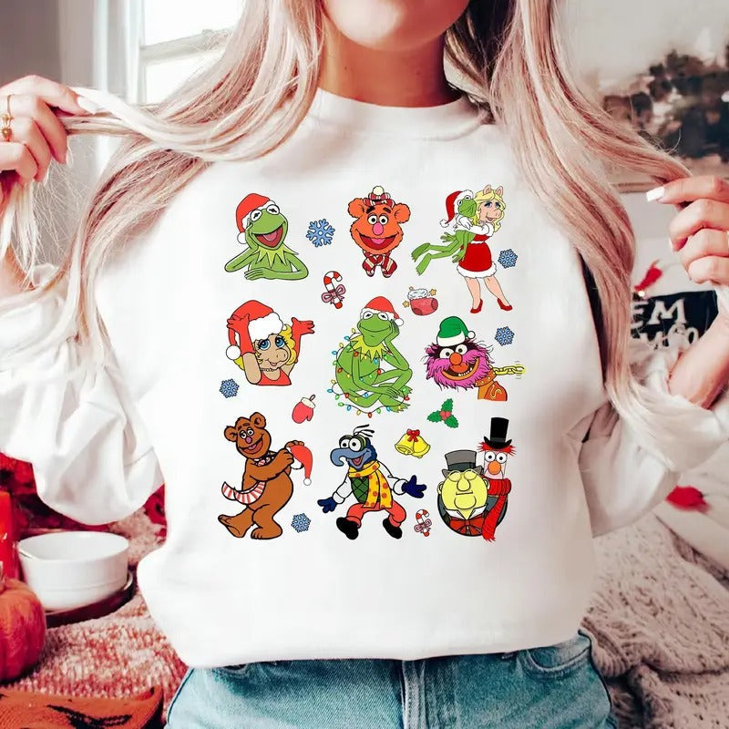 Merry Xmas Shirt Movie Shirt Muppet Carol Shirt Kermit Frog Shirt Kermit Gonzo Shirt T-Shirts, Hoodie, Sweatshirt - T-Shirt, Sweatshirt, Hoodie