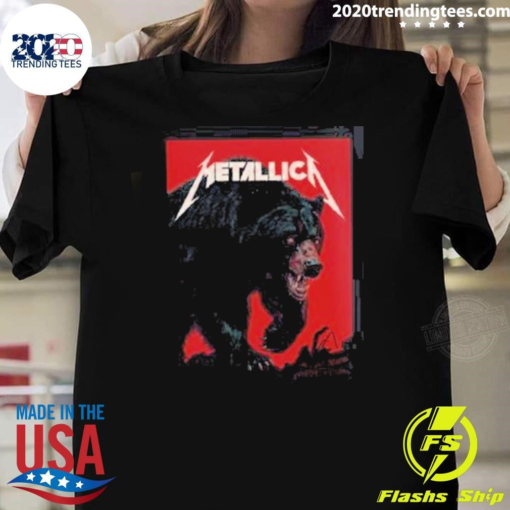 Metallica M72 Berlin Germany At Olympiastadion On 30 May 2026 The Bear Art Shirt Unisex T-shirt, Sweatshirt, Hoodie, Long Sleeve Tee - T-Shirt, Sweatshirt, Hoodie