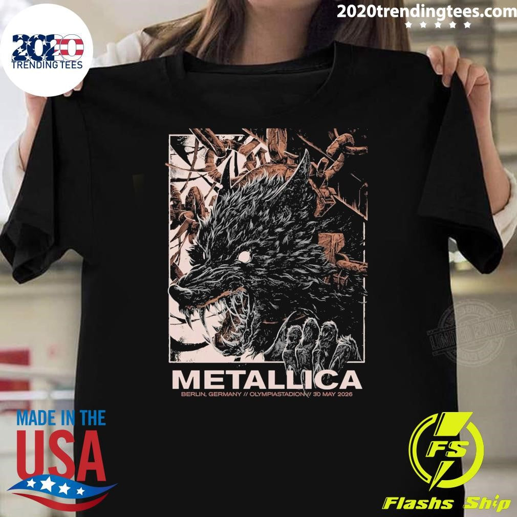Metallica M72 Berlin Germany May 30 2026 Shirt Unisex T-shirt, Sweatshirt, Hoodie, Long Sleeve Tee - T-Shirt, Sweatshirt, Hoodie