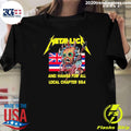 Metallica and Hawaii for All Local Chapter 554 Shirt Unisex T-shirt, Sweatshirt, Hoodie, Long Sleeve Tee - T-Shirt, Sweatshirt, Hoodie