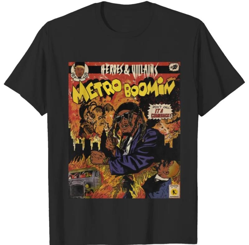 Metro Boomin Heroes & Villains Album Metro Boomin Print Shirt T-Shirts, Hoodie, Sweatshirt - T-Shirt, Sweatshirt, Hoodie