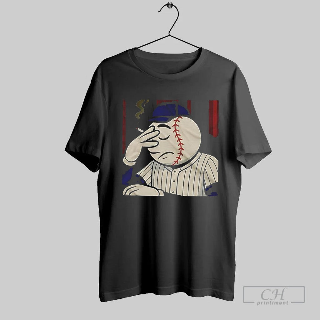 Mets Baseball Cigarette Smoker T Shirt Unisex T-shirt, Sweatshirt, Hoodie, Long Sleeve Tee - T-Shirt, Sweatshirt, Hoodie