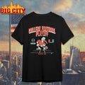 Miami Football 2025 CFP Mascot Shirt Unisex T-shirt, Sweatshirt, Hoodie, Long Sleeve Tee - T-Shirt, Sweatshirt, Hoodie